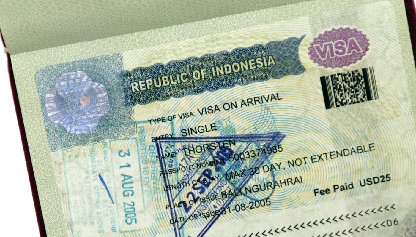 bali tourist visa on arrival